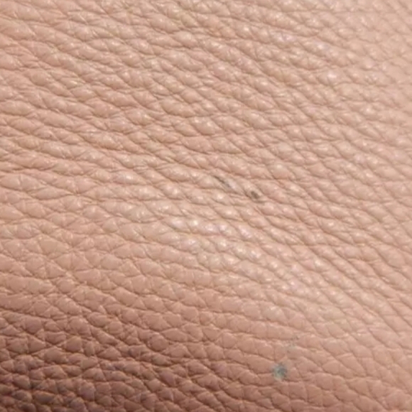 Zara Pink Pebbled Leather Crossbody Bucket Bag - Picture 10 of 11